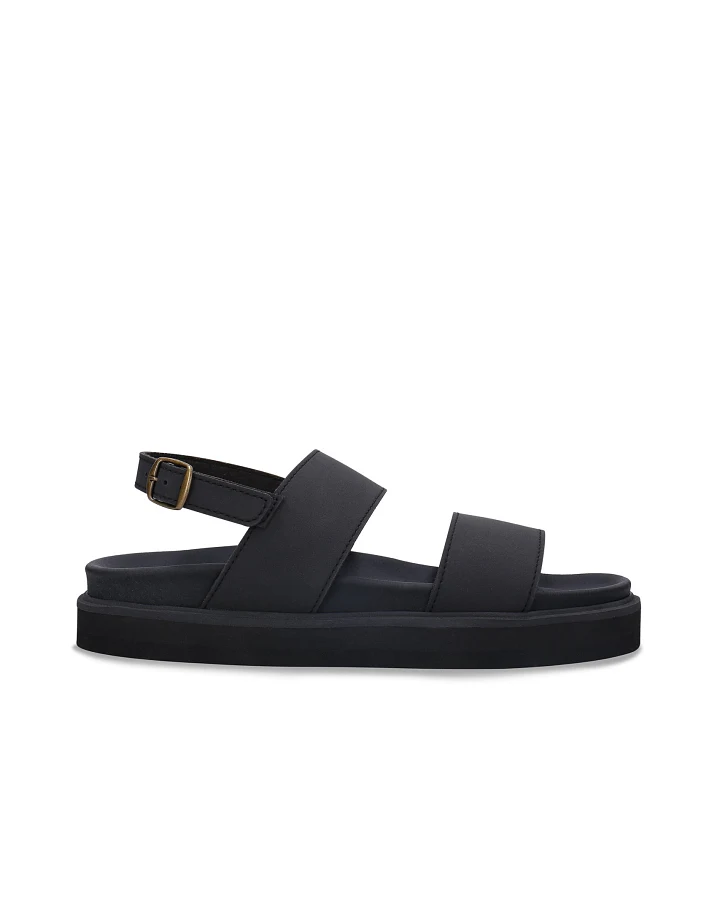 NAE Herren vegan Sandalen Palau Schwarz