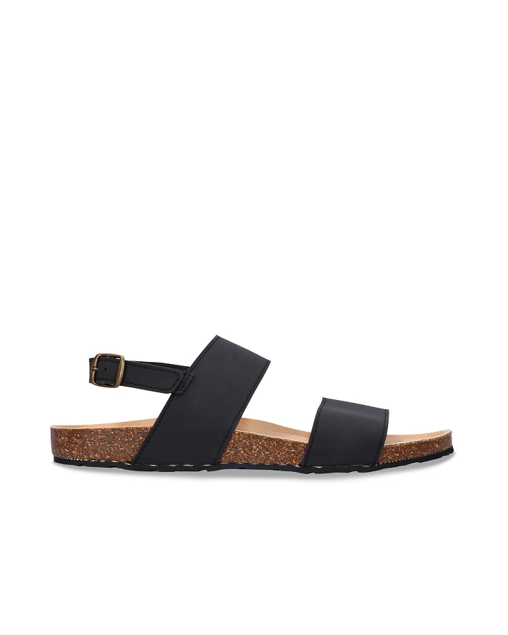 NAE Herren vegan Sandalen Savai Schwarz