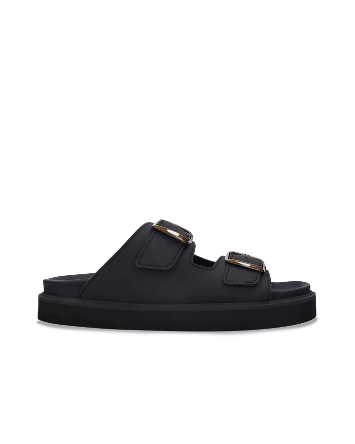 NAE Herren vegan Sandalen Darku Schwarz