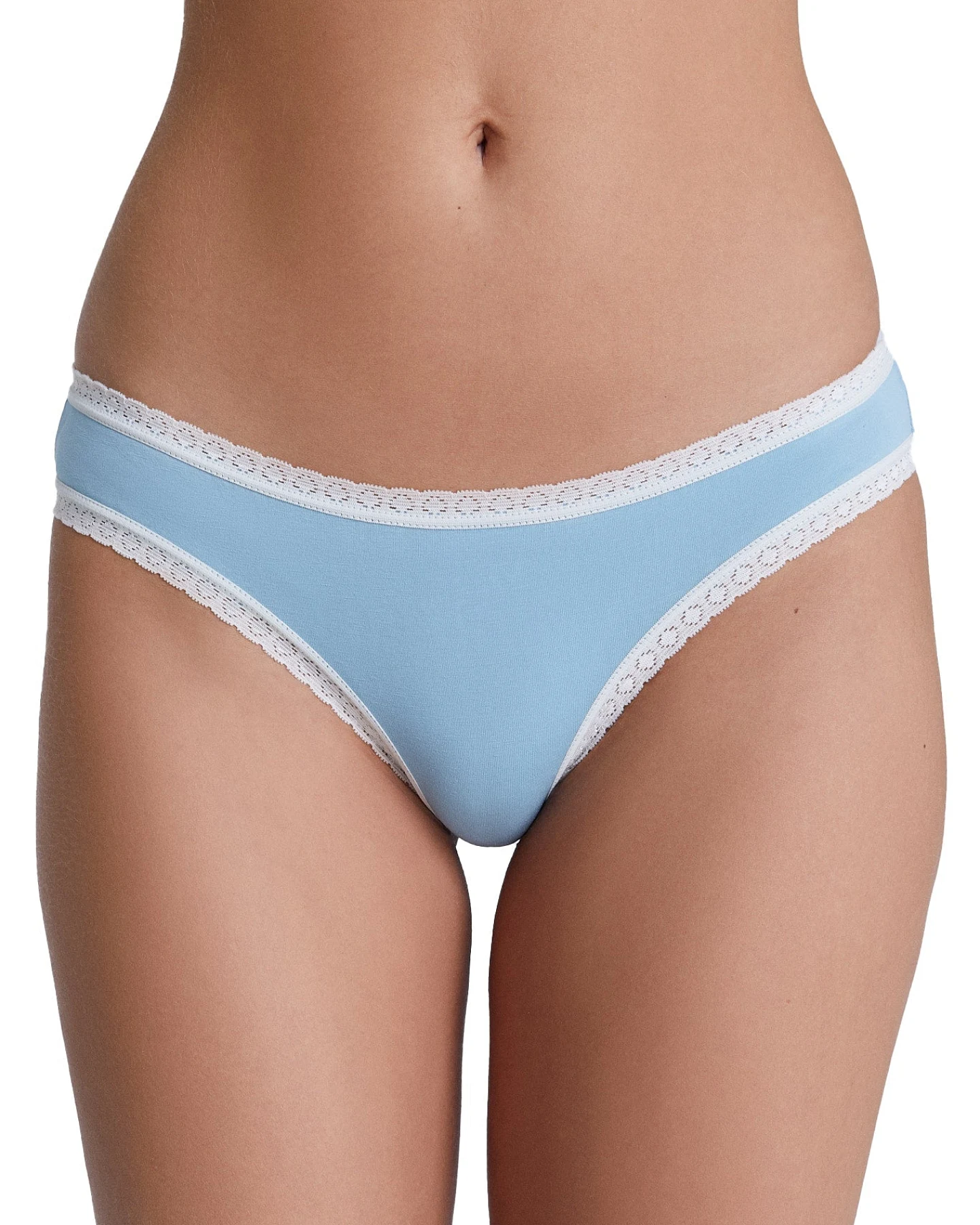 Albero Natur Damen vegan Multipack 6x Slips Mit Spitze Grau Blau – Ansicht 2