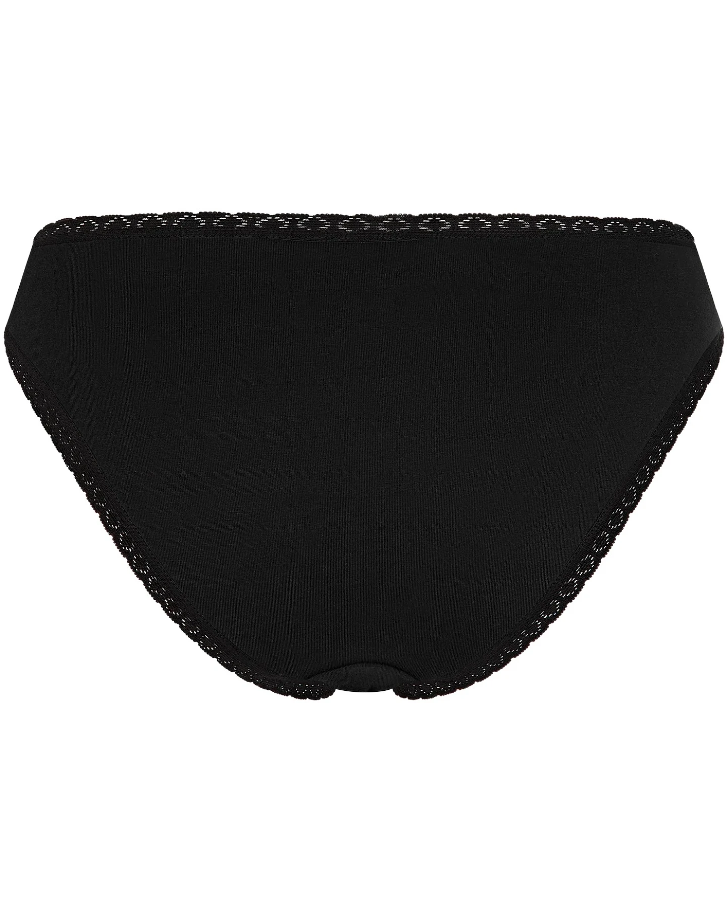 Albero Natur Damen vegan Multipack 6x Slips Mit Spitze Schwarz – Ansicht 2