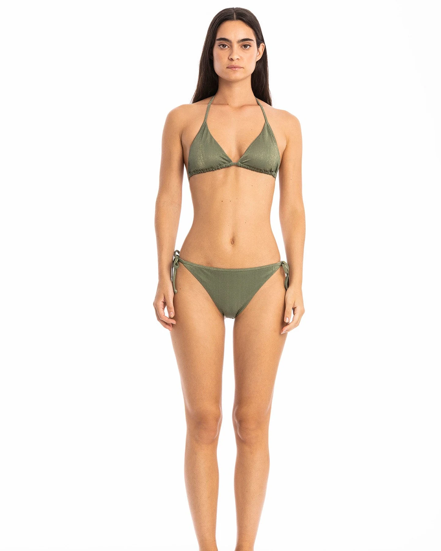 RAVENS VIEW IBIZA Damen vegan Bikini Set Ipanema Glow Khaki – Ansicht 2