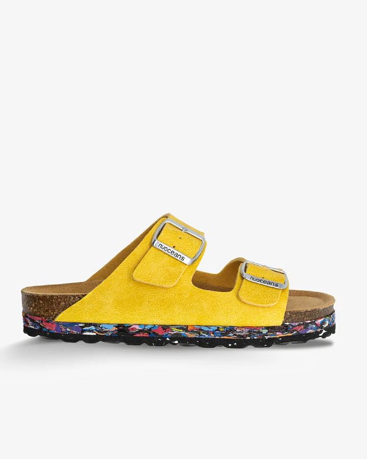 Nuoceans Herren vegan Sandalen Yuzu Gelb