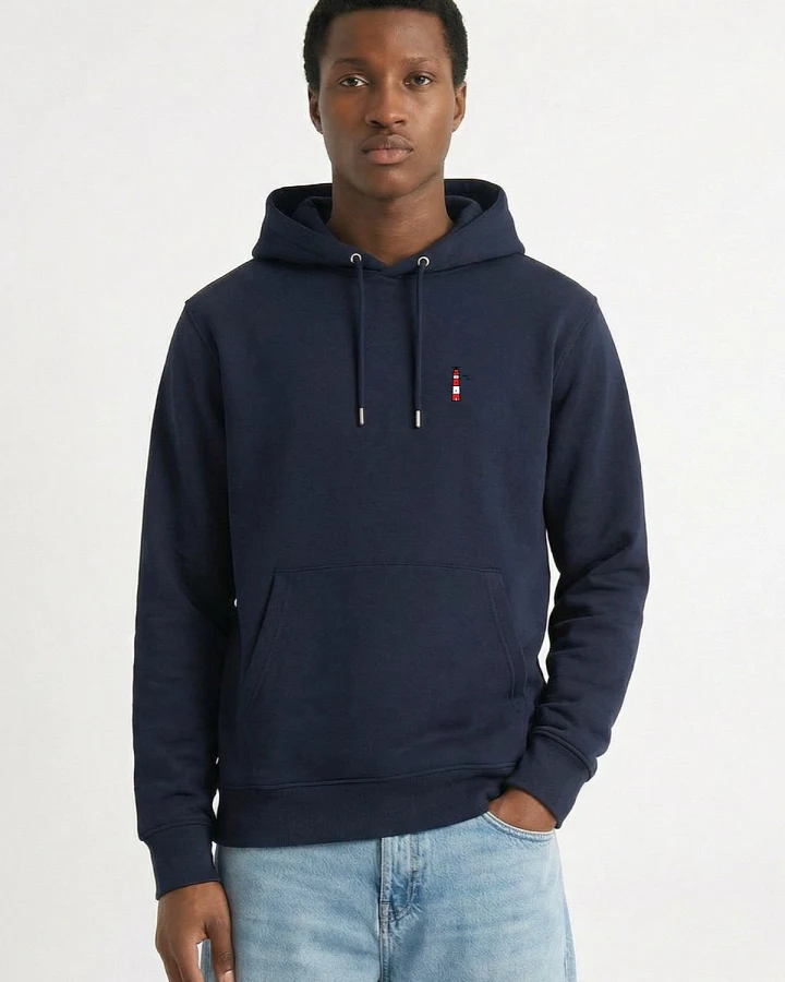 Hafendieb Herren vegan Hoodie Herren Leuchtturm Navy
