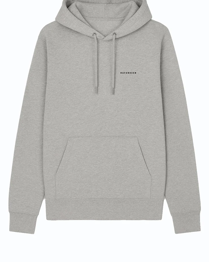 Hafendieb Herren vegan Hoodie Herren Logo Heather Grey