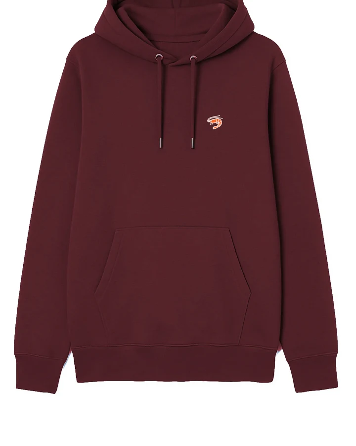 Hafendieb Herren vegan Hoodie Herren Crab Burgundy