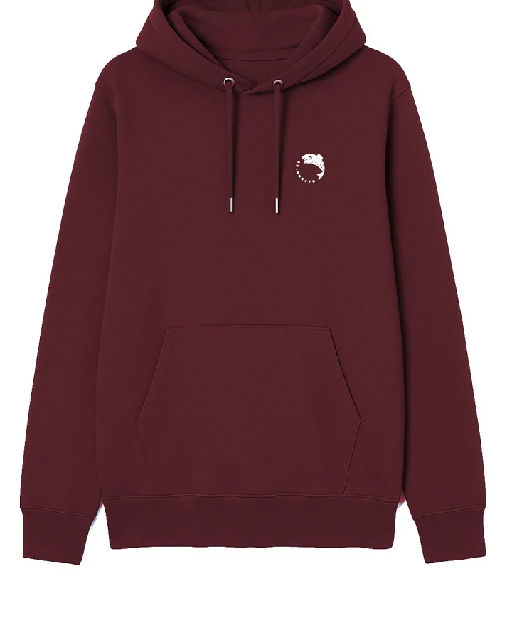Hafendieb Herren vegan Hoodie Herren Fish Burgundy