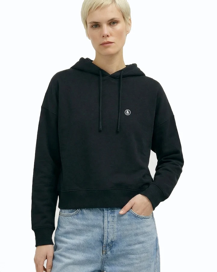 Hafendieb Damen vegan Hoodie Damen Frieden Schwarz