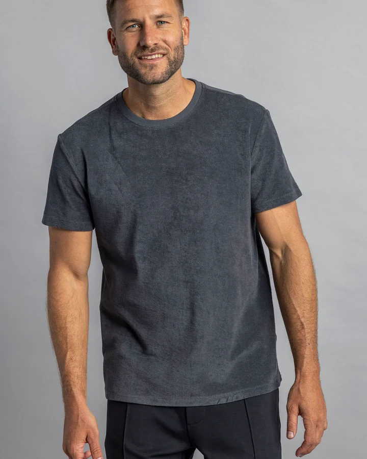 DIRTS Herren vegan T-Shirt Terry Charcoal