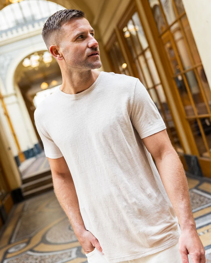 DIRTS Herren vegan T-Shirt Sand