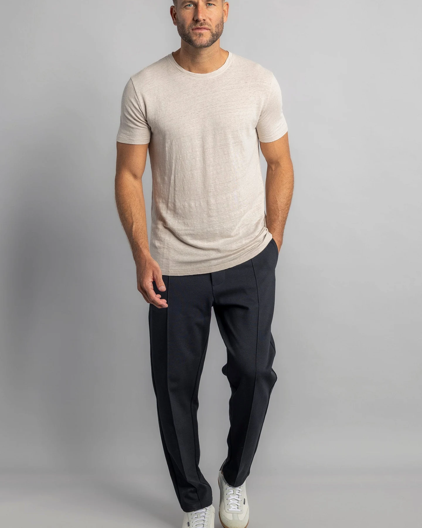 DIRTS Herren vegan T-Shirt Sand – Ansicht 2