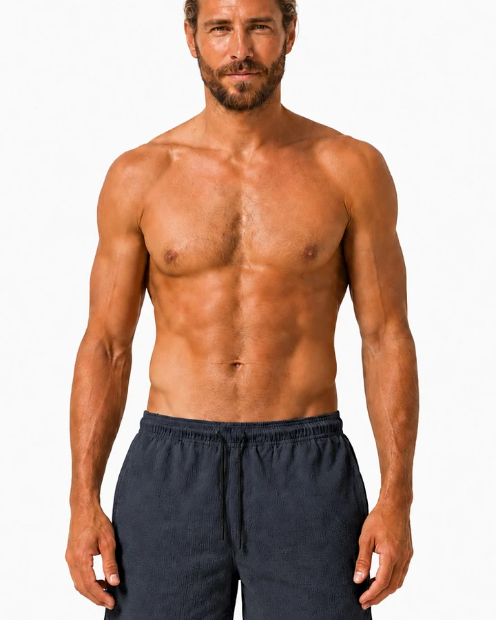 RAVENS VIEW IBIZA Herren vegan Badeshorts Marine Wave