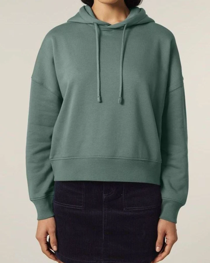 UNIPOLAR Damen vegan Hoodie Norai Green Bay