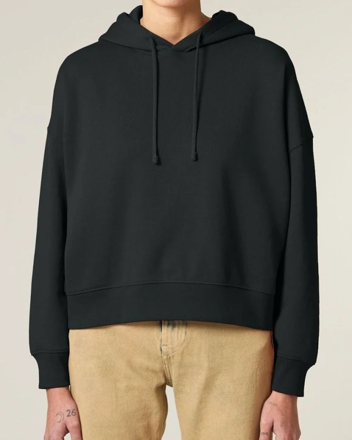 UNIPOLAR Damen vegan Hoodie Norai Schwarz