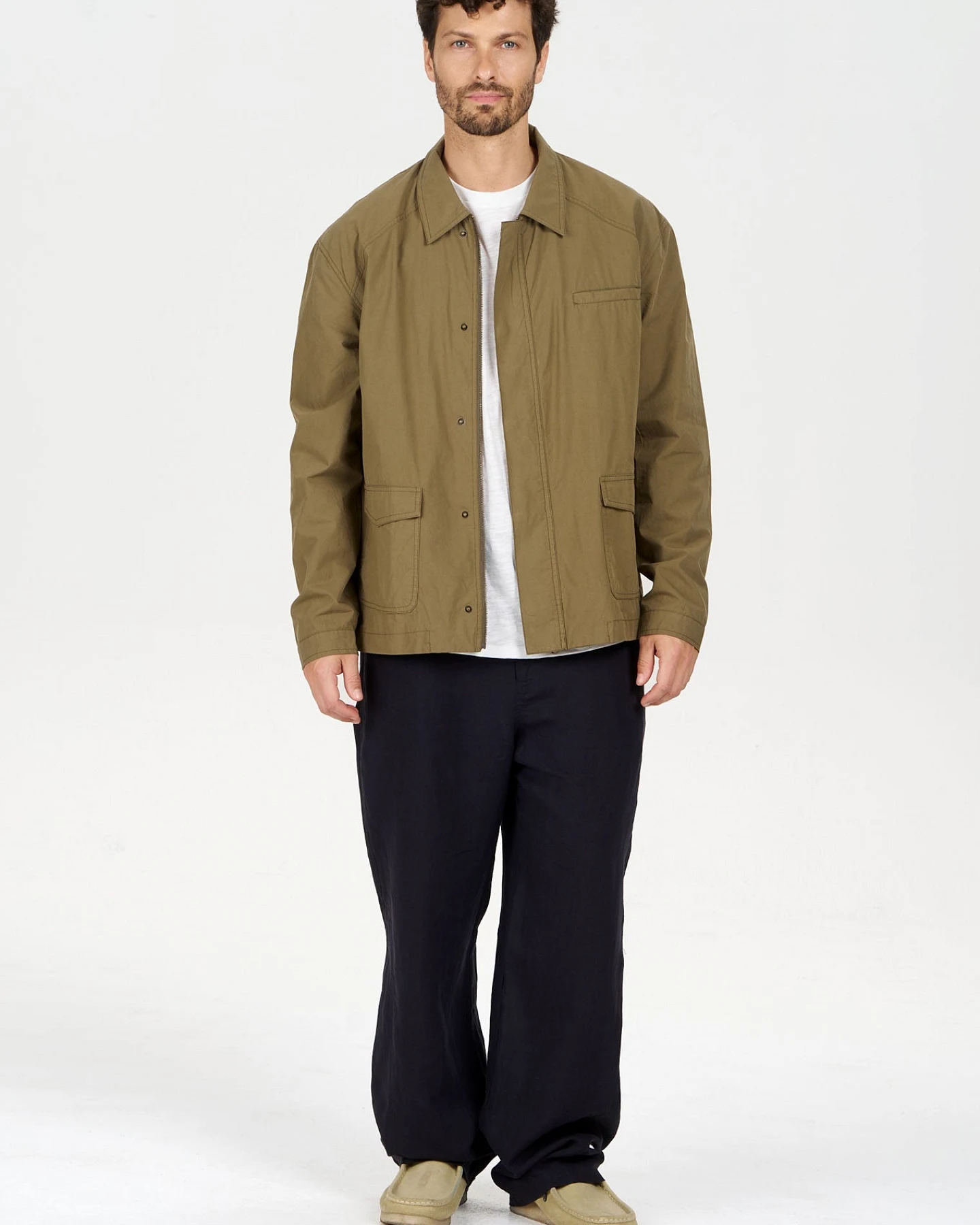 KOMODO Herren vegan Jacke Rudy Olive – Ansicht 2