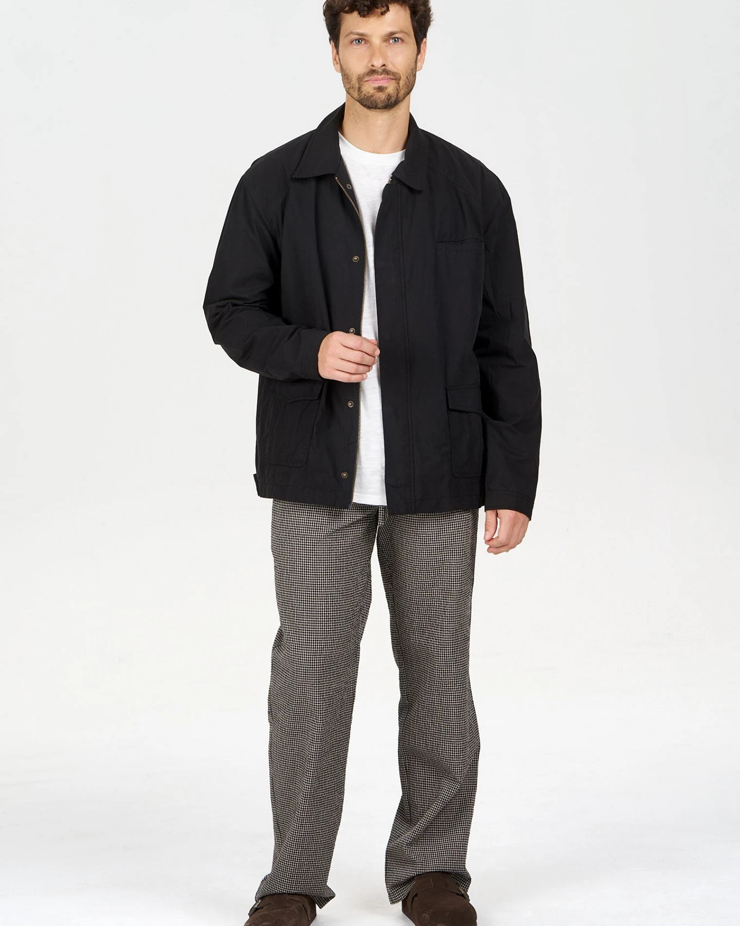 KOMODO Herren vegan Jacke Rudy Schwarz – Ansicht 2