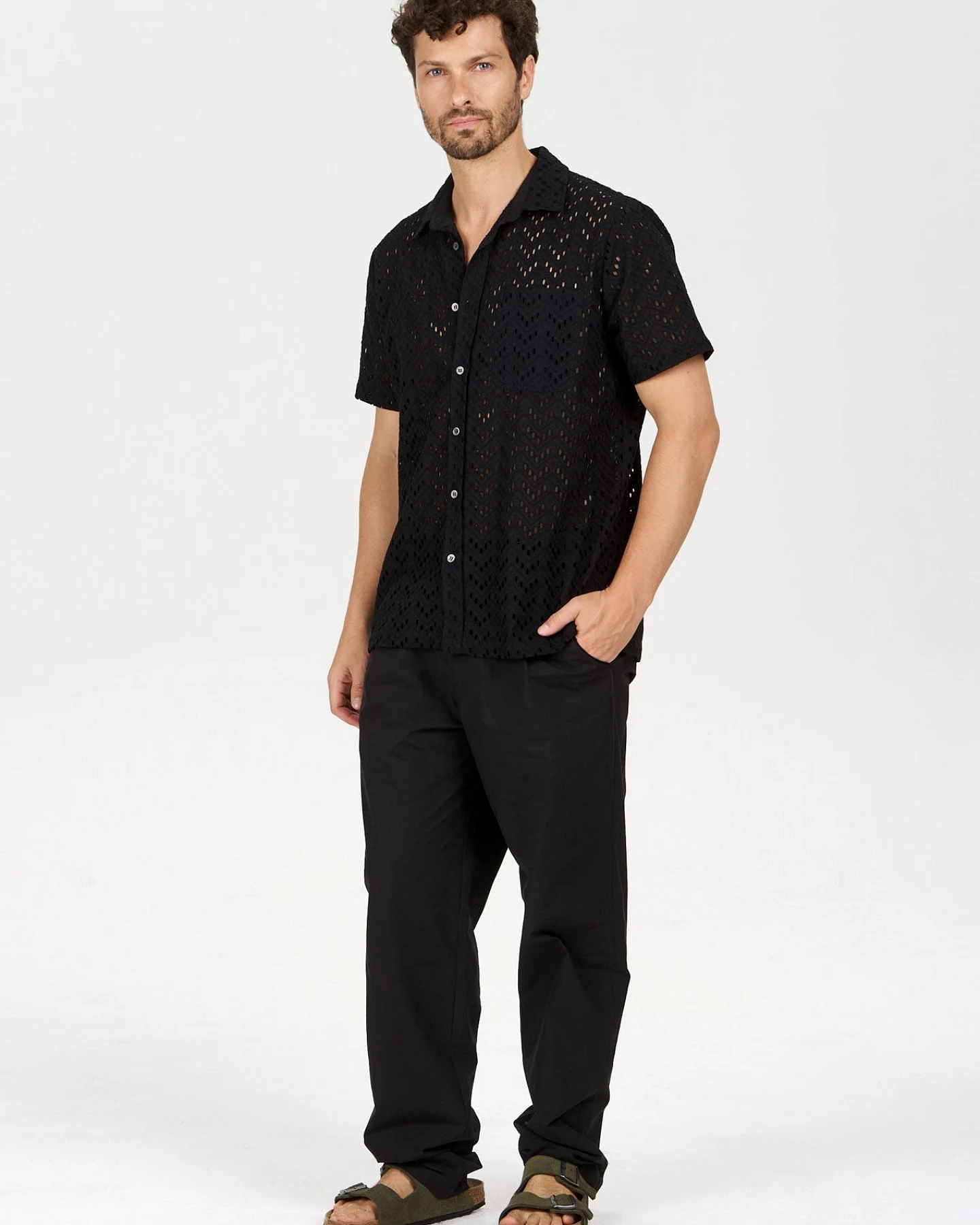 KOMODO Herren vegan Hose Bowie Schwarz – Ansicht 2