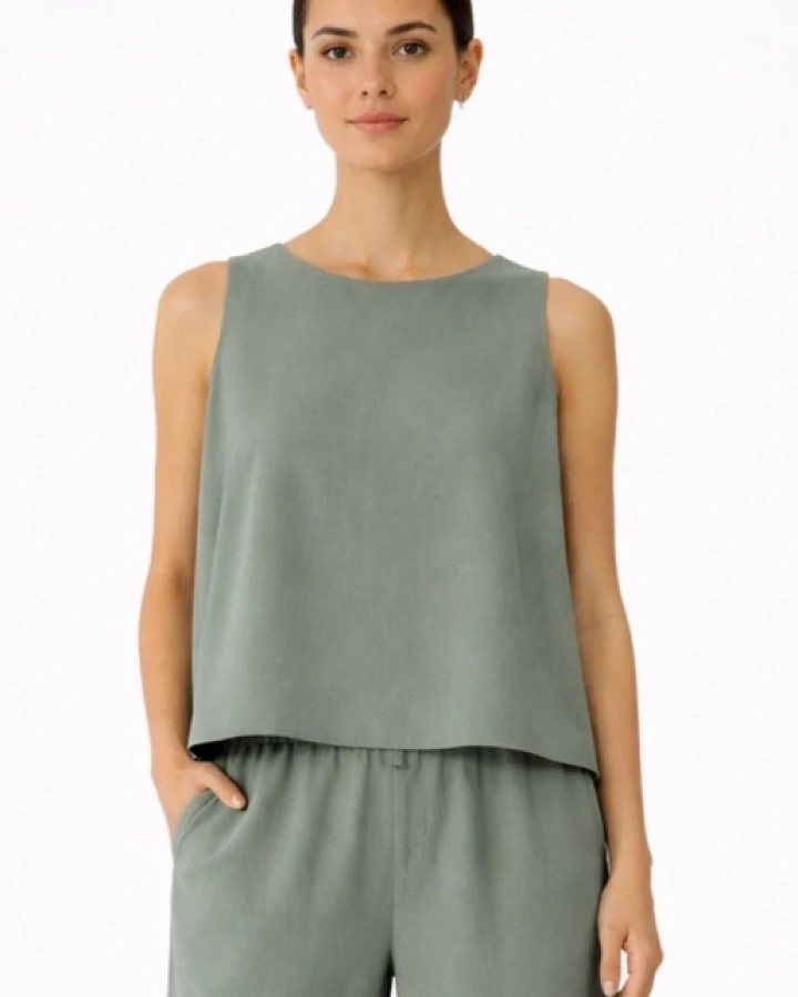 Movesgood Damen vegan Tank Top Nory Soft Khaki