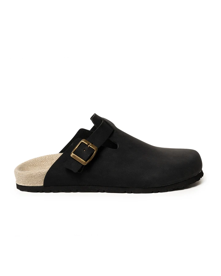 Risorse Future Herren vegan Clogs Panama Schwarz