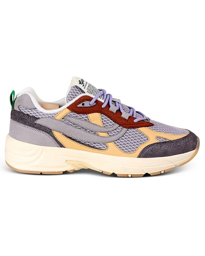 Genesis Damen vegan Sneaker G-Eco 99 Multi Grau Beige Wein