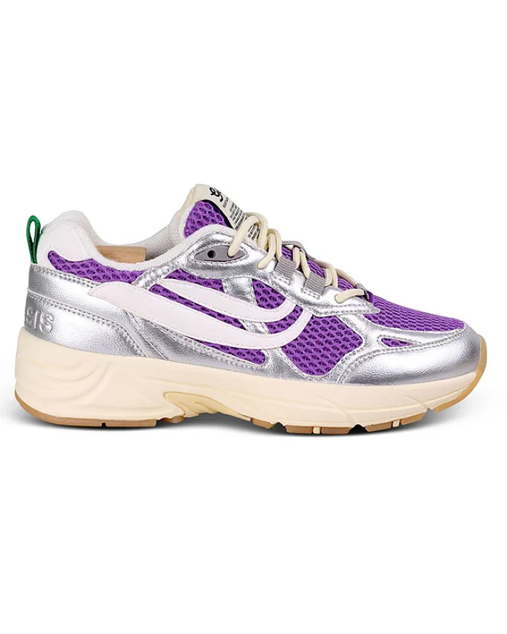 Genesis Damen vegan Sneaker G-Eco 99 Multi Silver Lavender Off White