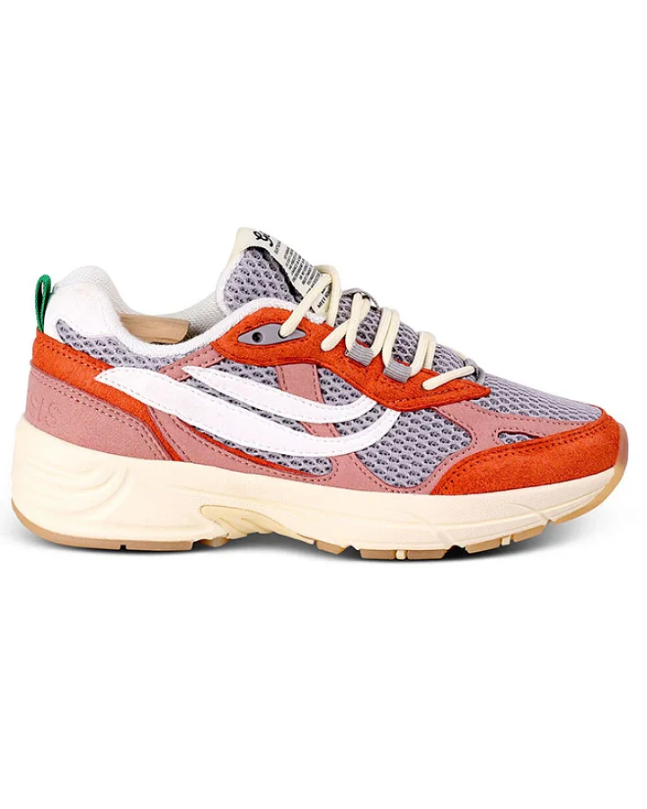 Genesis Damen vegan Sneaker G-Eco 99 Multi Orange Rose Grau