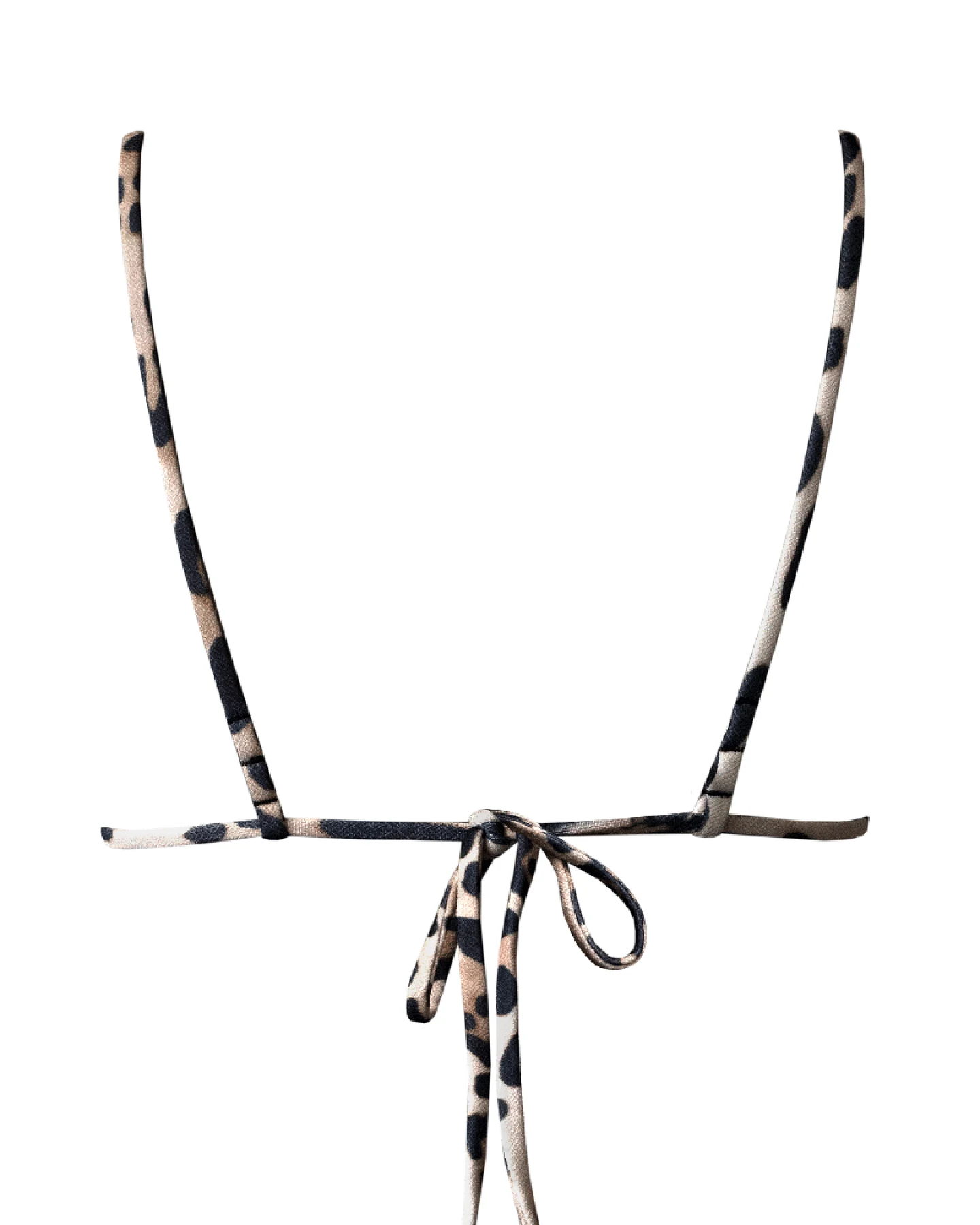 Anekdot Damen vegan Bikinioberteil Olbia Triangle Leopard – Ansicht 2