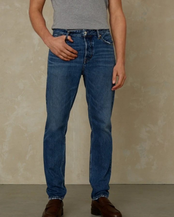 Kings of Indigo Herren vegan Jeans Jerrick Clean Mid Vintage