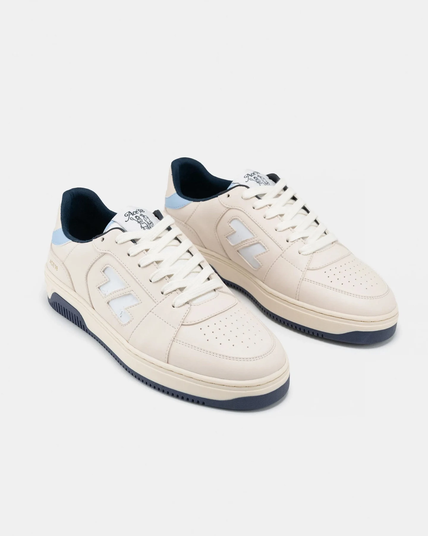 Zèta Herren vegan Sneaker Ace98 Marine Blau – Ansicht 2