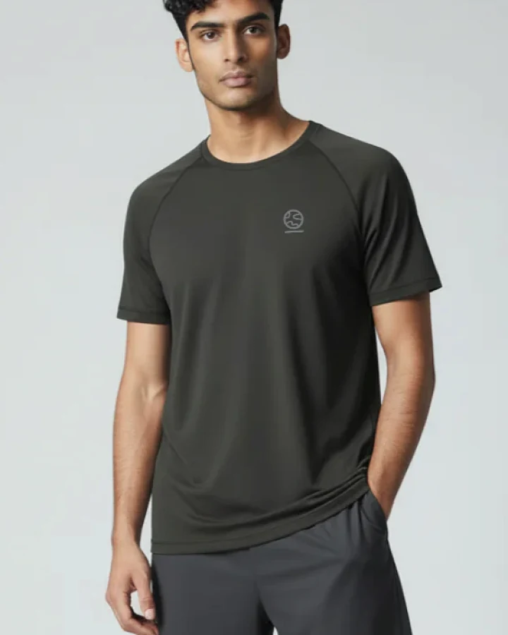 Underscored Herren vegan T-Shirt Holmwood Jet Black