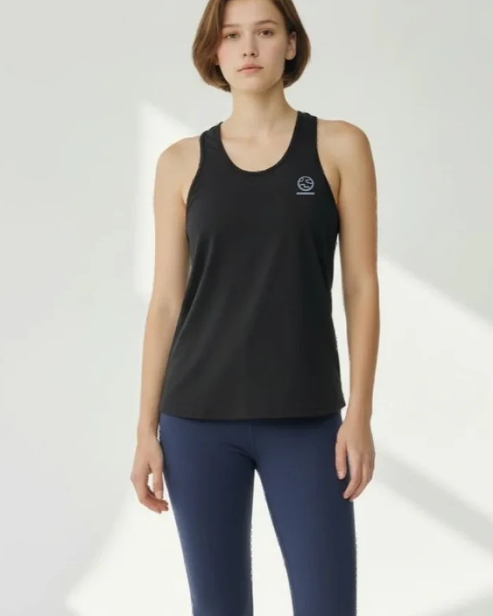 Underscored Damen vegan Tank Top Ashdown Jet Black