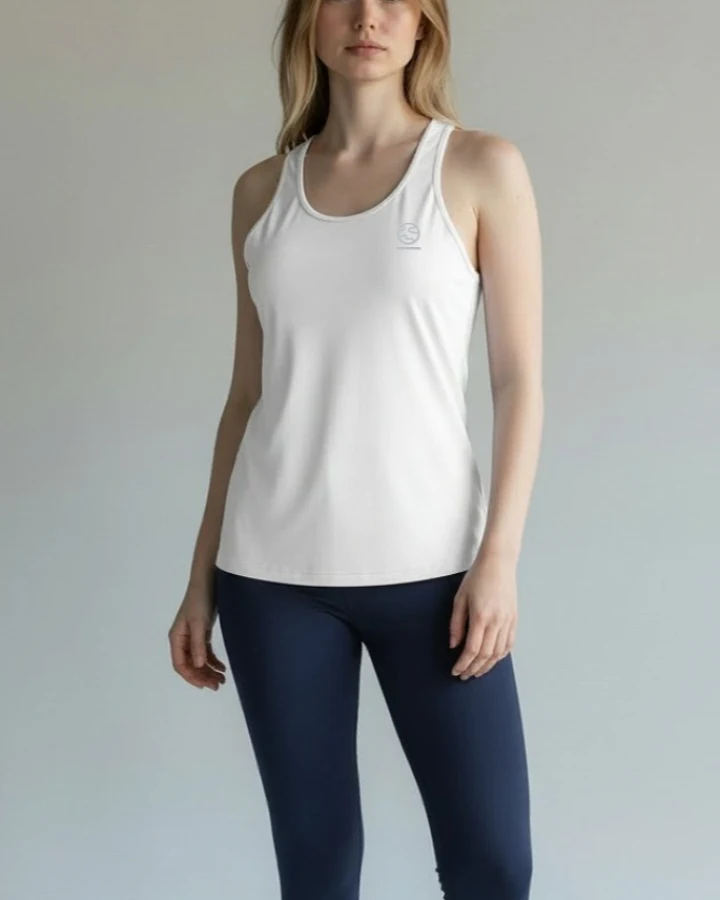 Underscored Damen vegan Tank Top Ashdown Hellweiß