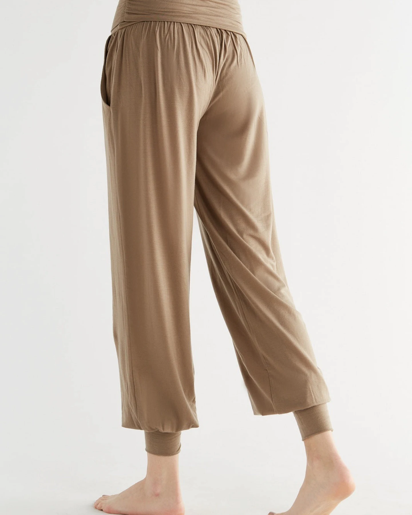 True North Damen vegan Yogahose Taupe – Ansicht 2
