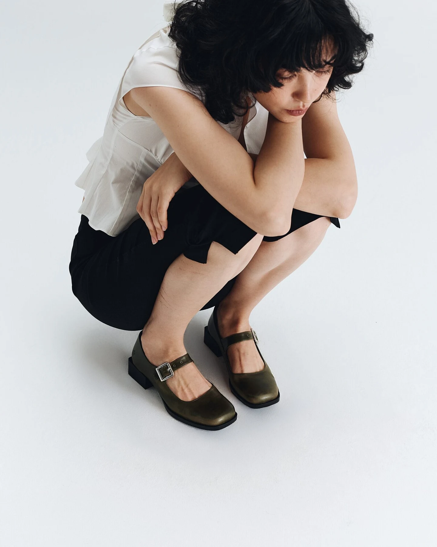 Prev Damen vegan Loafers Jane Olea Olive – Ansicht 2