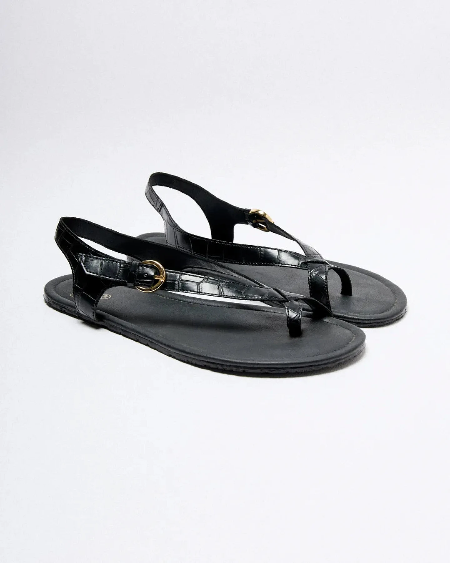 Clotsy Damen vegan Sandalen Matilda Schwarz – Ansicht 2