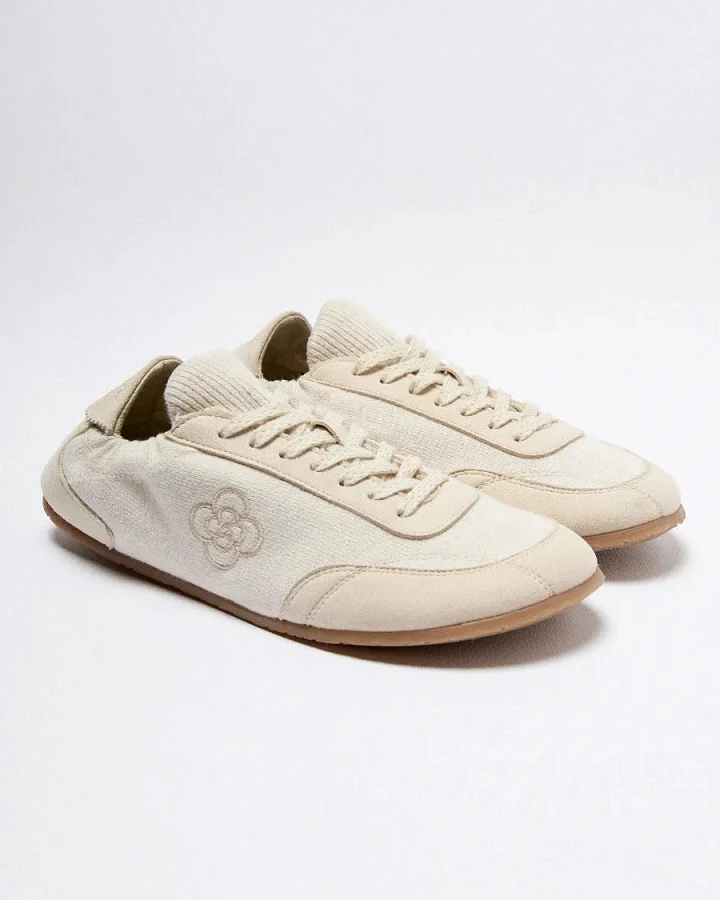 Clotsy Damen vegan Sneaker Fiora Beige