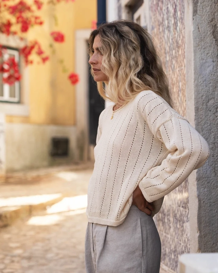 Näz Damen vegan Pullover Sofie Beige