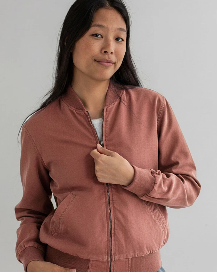 TWOTHIRDS Damen vegan Jacke Vulcano Adobe Rose