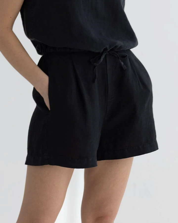TWOTHIRDS Damen vegan Shorts Harakka Schwarz