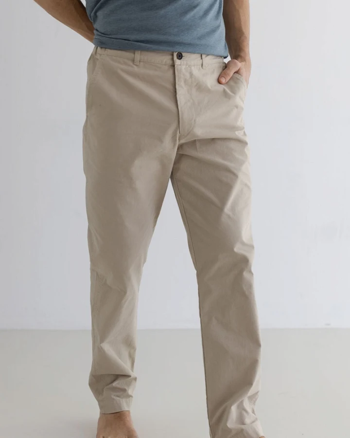 TWOTHIRDS Herren vegan Hose Venetiko Feather Grey