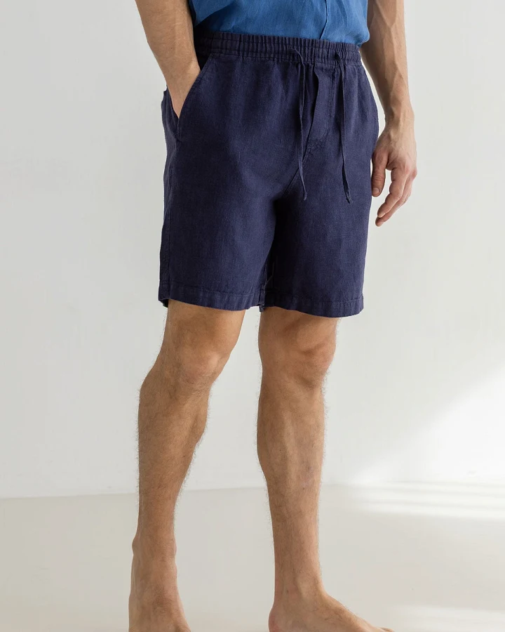 TWOTHIRDS Herren vegan Shorts Bagaat Marineblau