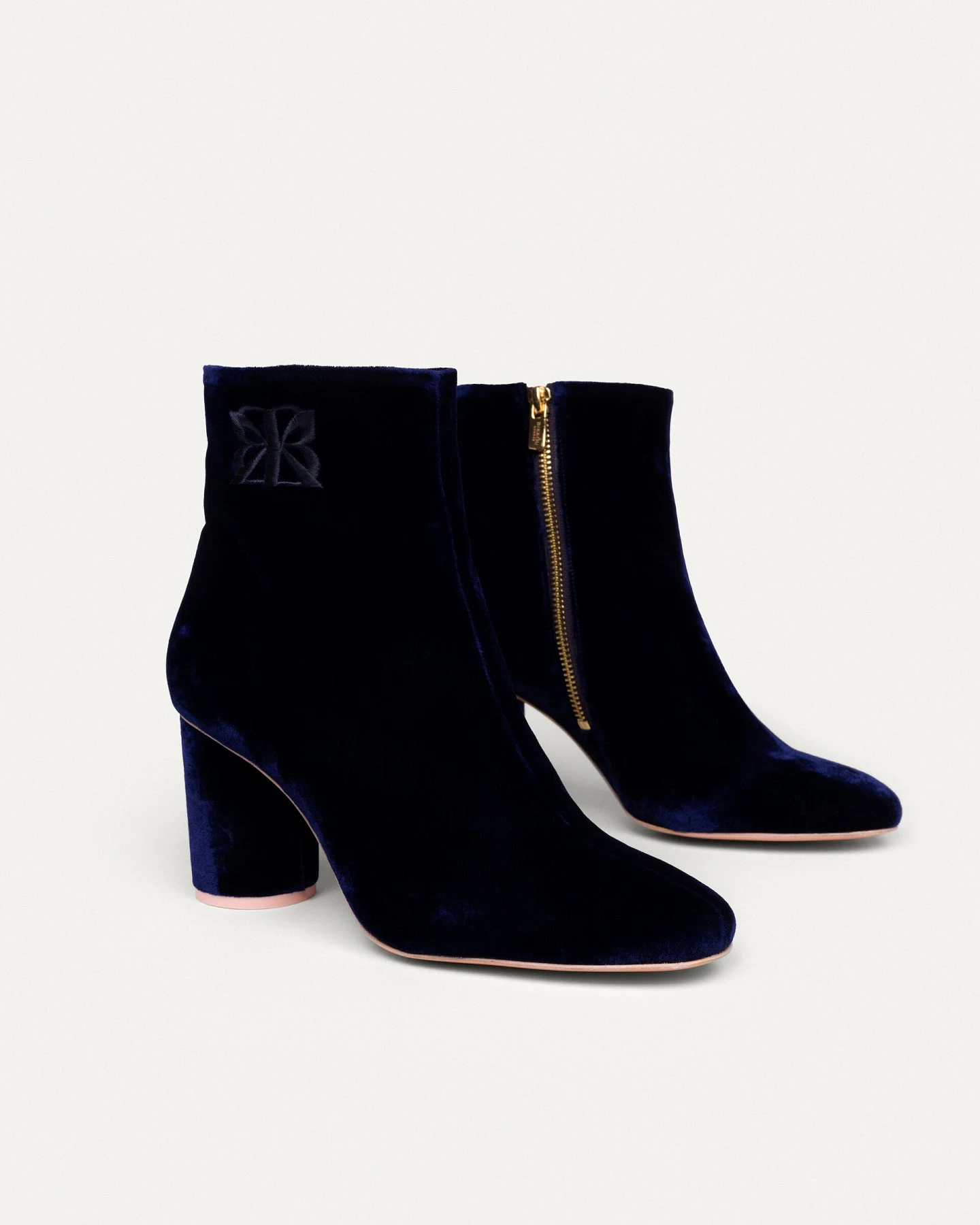 BIKKOU Damen vegan Stiefel Expo In Der Galerie Mitternachtsblau – Ansicht 2