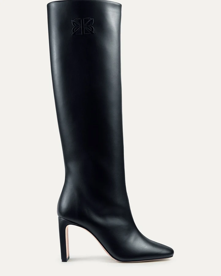BIKKOU Damen vegan Stiefel Cactus Mood Schwarz