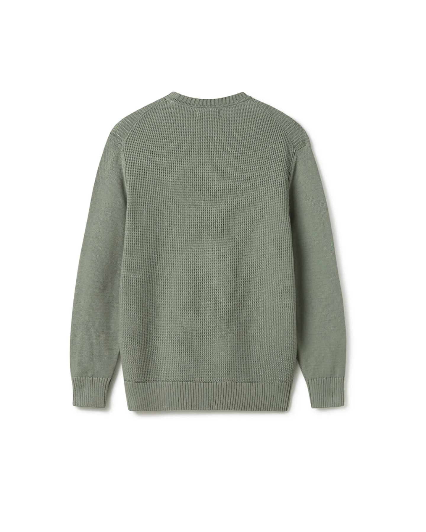 TWOTHIRDS Herren vegan Pullover Makuaku Washed Grün – Ansicht 2