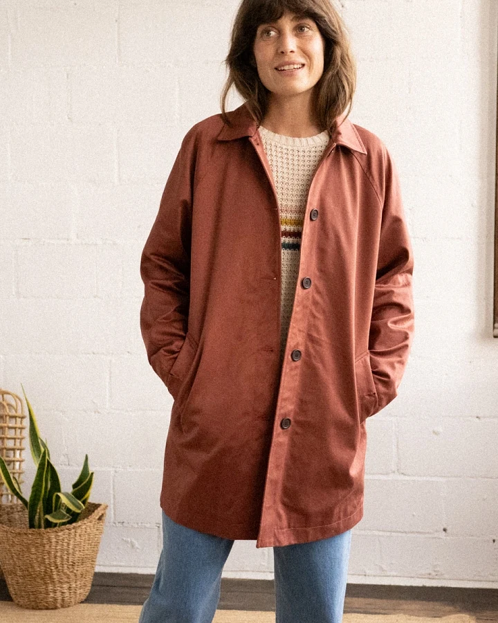 TWOTHIRDS Damen vegan Jacke Numba Brick