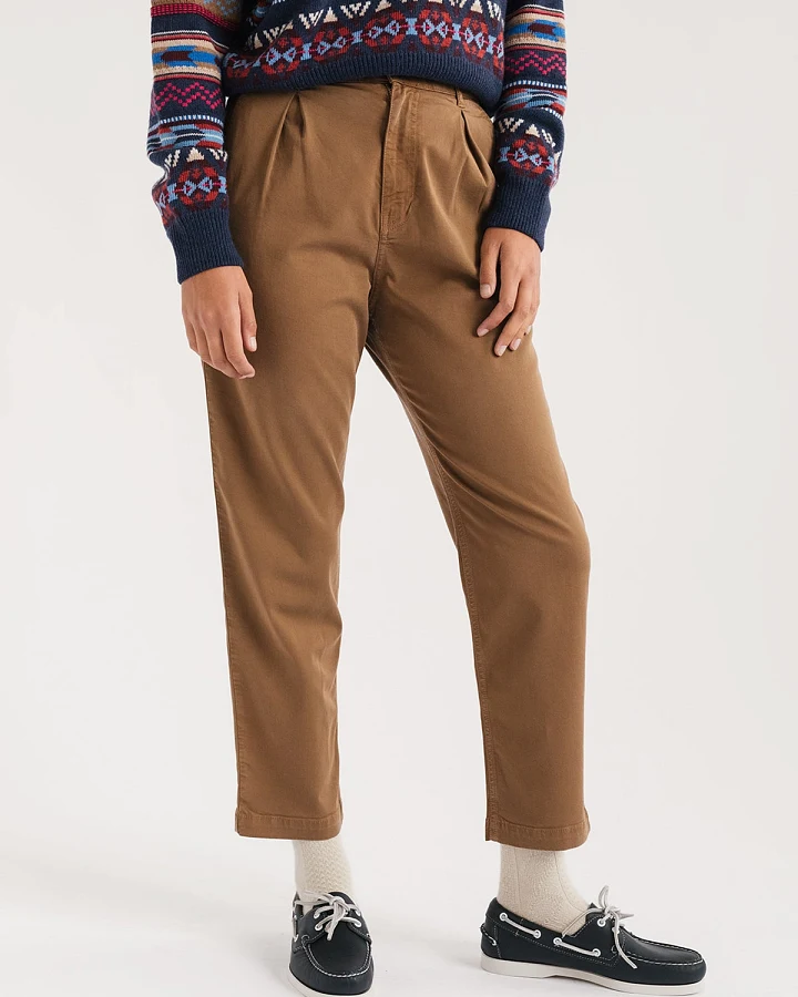 TWOTHIRDS Damen vegan Hose Koserow Tobacco