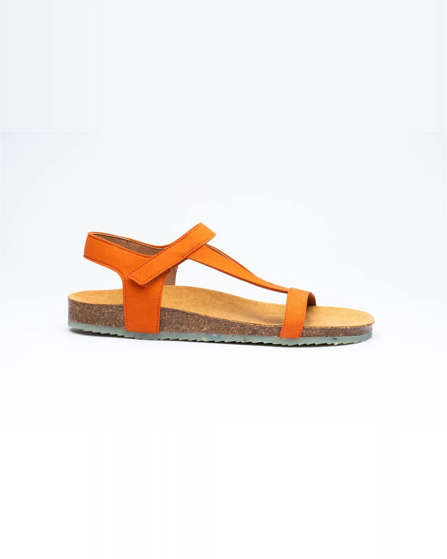 Zouri Damen vegan Sandalen Abyss Tangerine – Ansicht 2