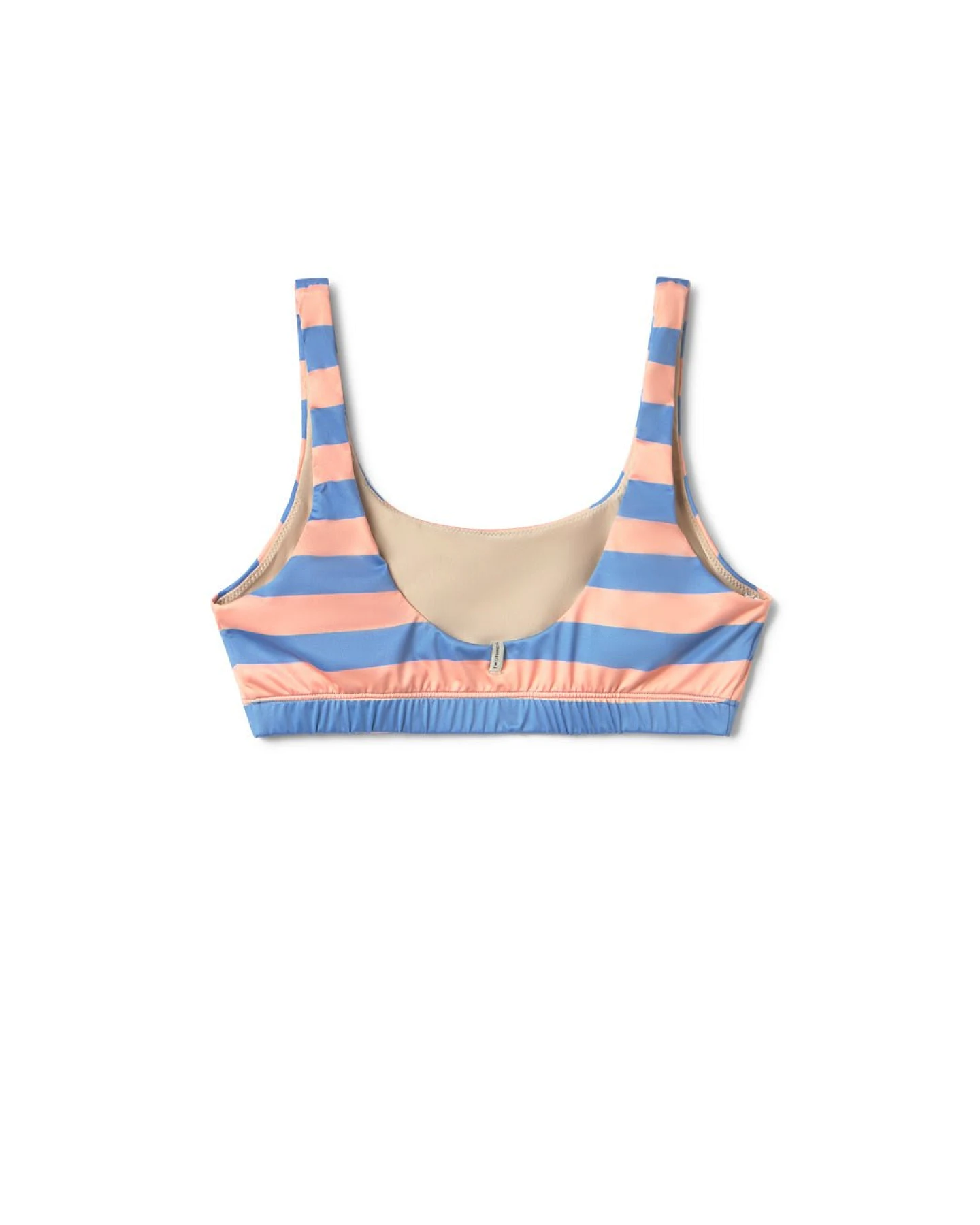 TWOTHIRDS Damen vegan Bikini Top Wyre Denim Blue Stripes – Ansicht 2