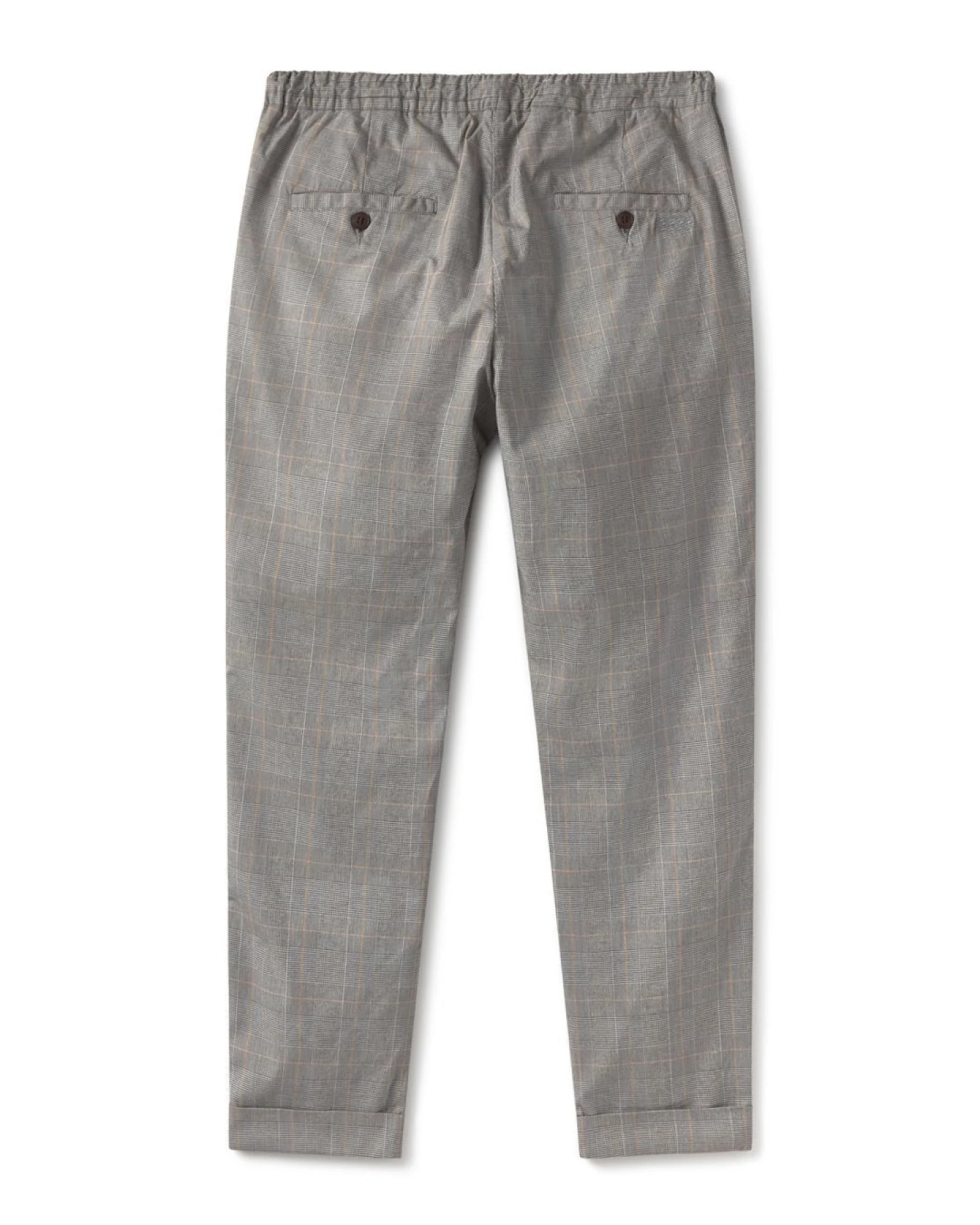 TWOTHIRDS Herren vegan Hose Pantar Karos Grau – Ansicht 2