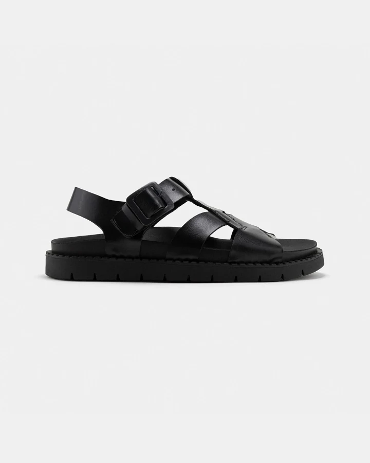 Zèta Damen vegan Sandalen Nazea Schwarz